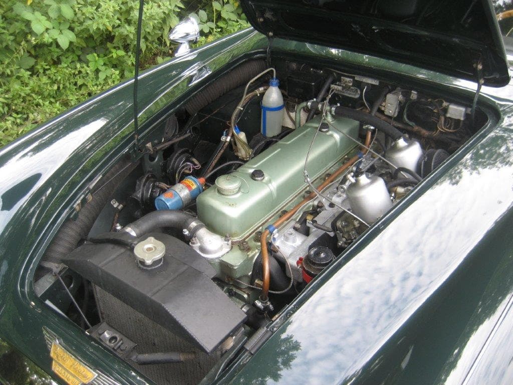 Austin-Healey 3000 MK3 BJ8 de 1967 moteur 3/4