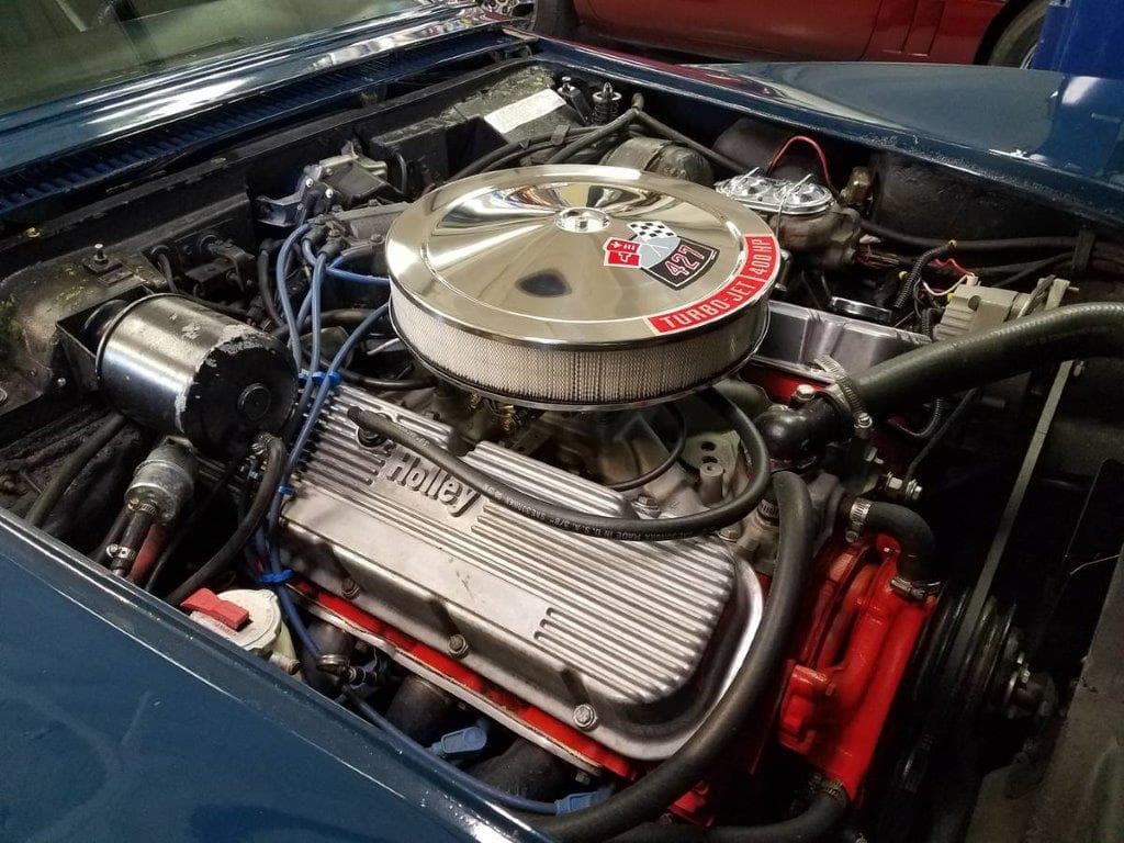 Chevrolet Corvette C3 V8 427ci Boite manuelle de 1969 moteur 3/4