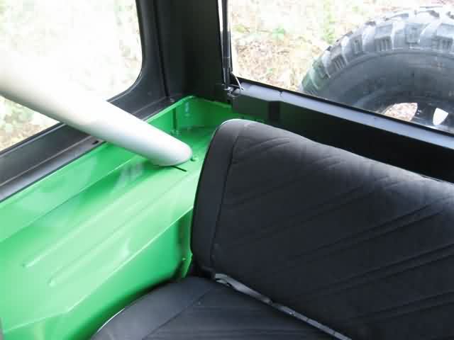 Jeep Wrangler intérieur arrière