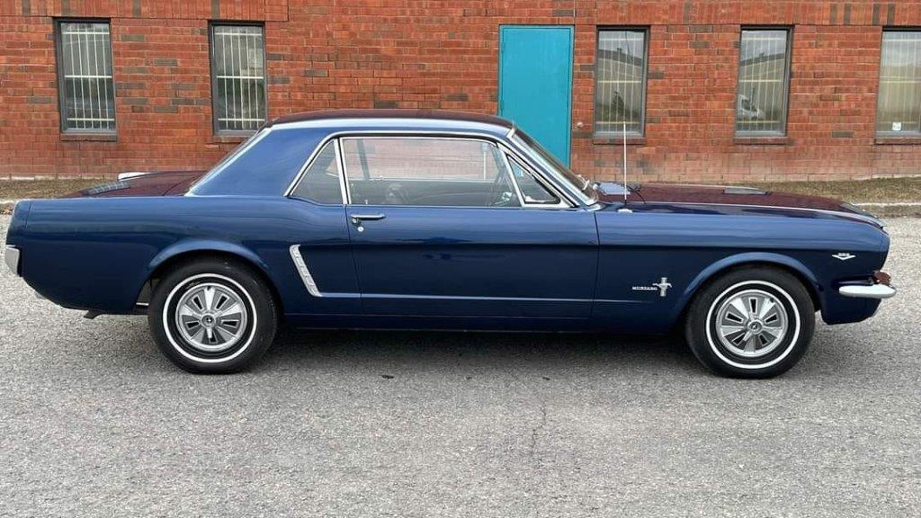 Ford Mustang V8 289ci de 1965 3/4 avant